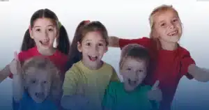 Group of smiling children