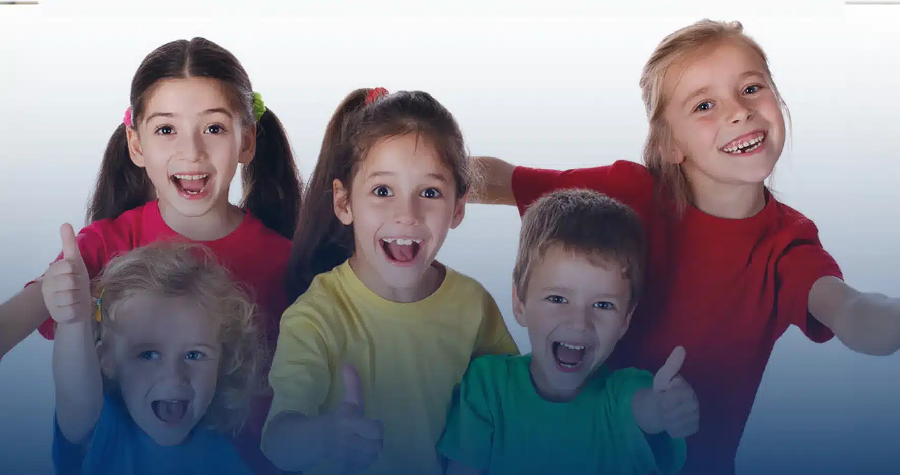 Group of smiling children